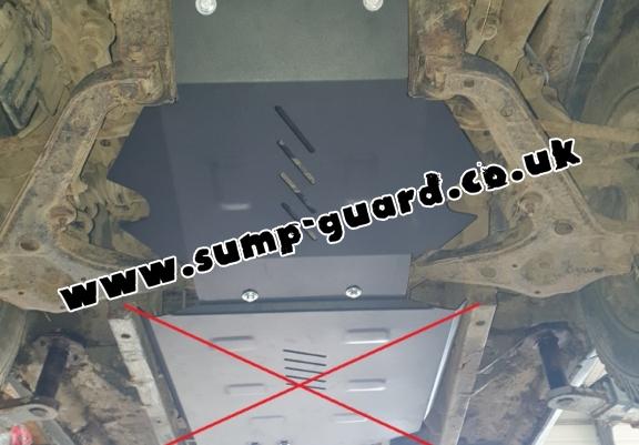 Steel sump guard for Suzuki X90