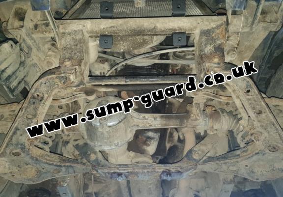 Steel sump guard for Suzuki X90