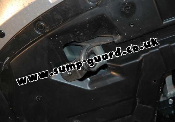 Steel sump guard for the protection of the engine and the gearbox for Mitsubishi ASX