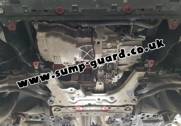 Steel sump guard for Nissan NV250