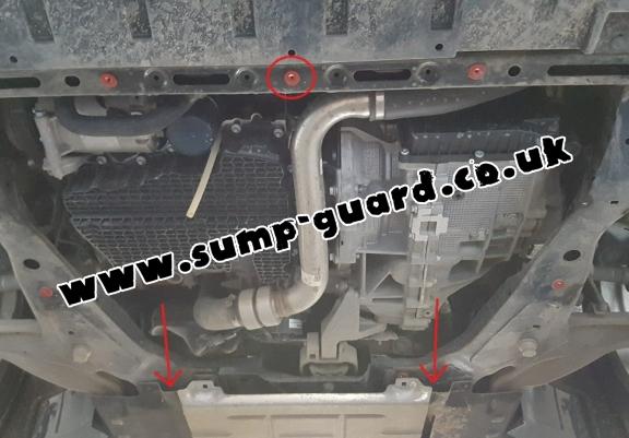 Steel sump guard for Ford Mondeo 5