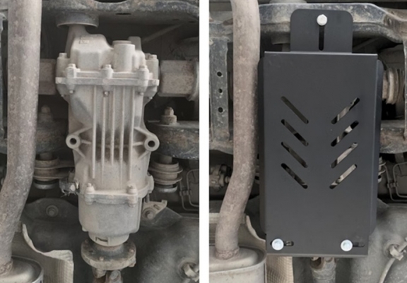 Steel diferential guard for Dacia Duster 4x4