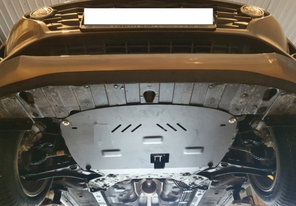 Steel sump guard for Hyundai i10