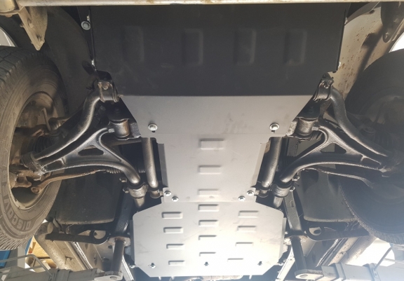 Steel sump guard for Mercedes ML W163