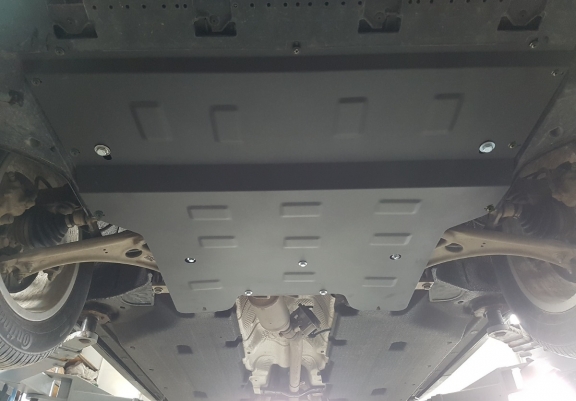 Steel sump guard for Audi Q2