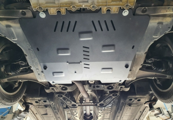 Steel sump guard for Vauxhall Zafira C