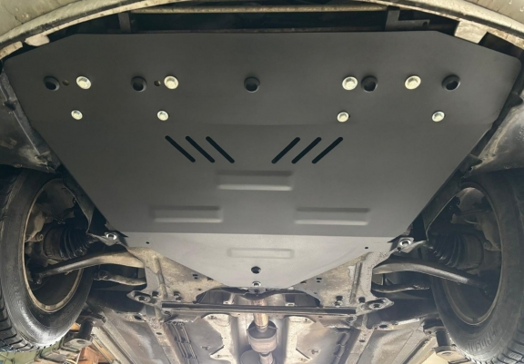 Steel sump guard for the protection of the engine and the gearbox for Peugeot 406