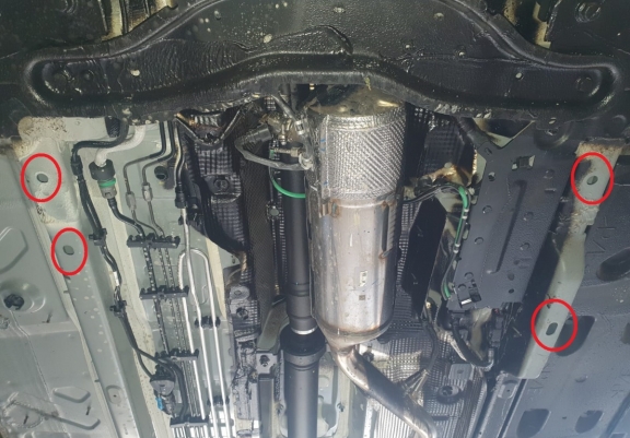 Steel DPF guard  for Dacia Duster