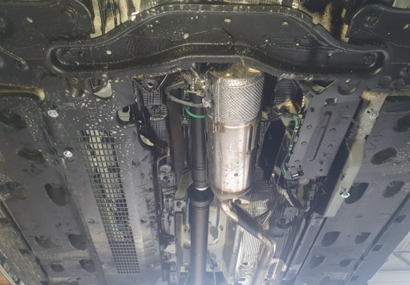 Steel DPF guard  for Dacia Duster