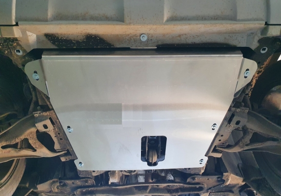 Aluminum sump guard for Dacia Duster