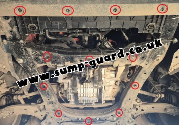 Steel sump guard for MG ZS