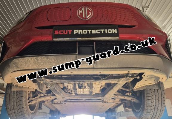 Steel sump guard for MG ZS