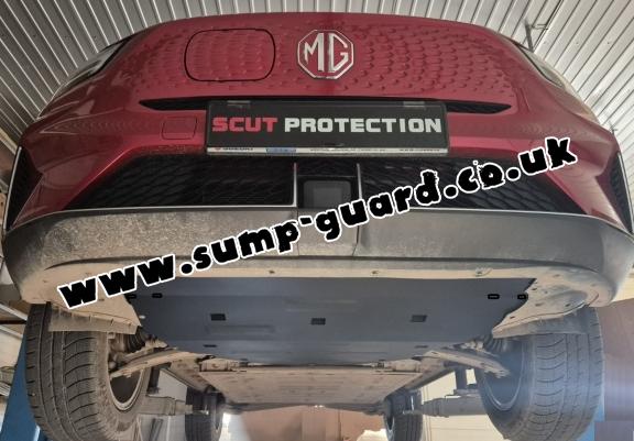Steel sump guard for MG ZS