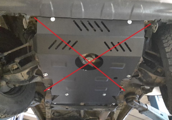 Steel gearbox guard for Daihatsu Terios