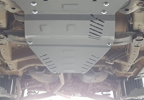 Steel gearbox and transfer case guard for Suzuki Grand Vitara 2