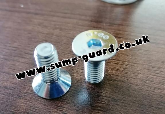 Steel catalytic converter guard/cat lock for Toyota Corolla