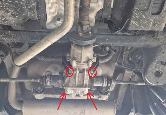 Aluminum diferential guard for Suzuki SX4