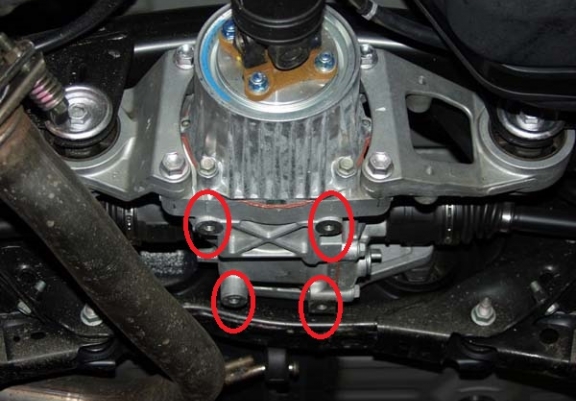 Steel differential guard for Toyota RAV 4