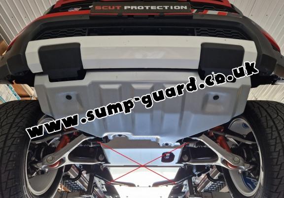 Aluminum transfer case guard for Ford Ranger Raptor
