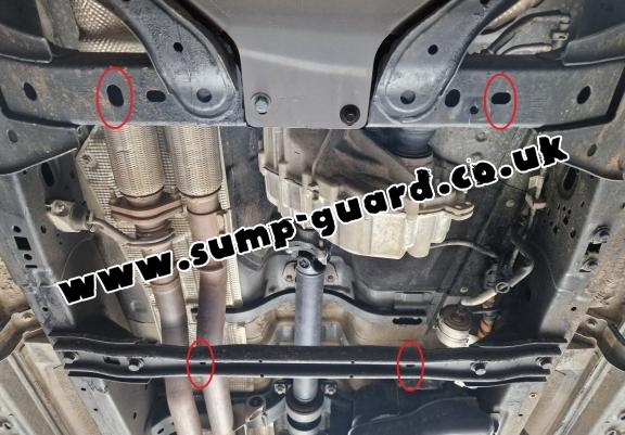 Aluminum transfer case guard for Ford Ranger Raptor