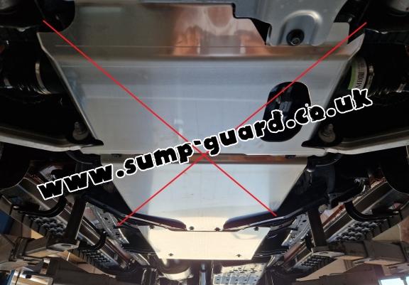 Aluminum transfer case guard for Ford Ranger Raptor