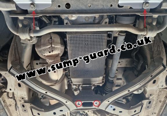 Steel automatic gearbox guard for Ford Ranger