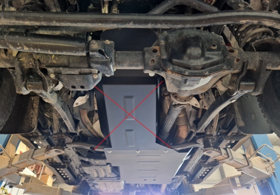 Steel gearbox guard for Jeep Wrangler - JL