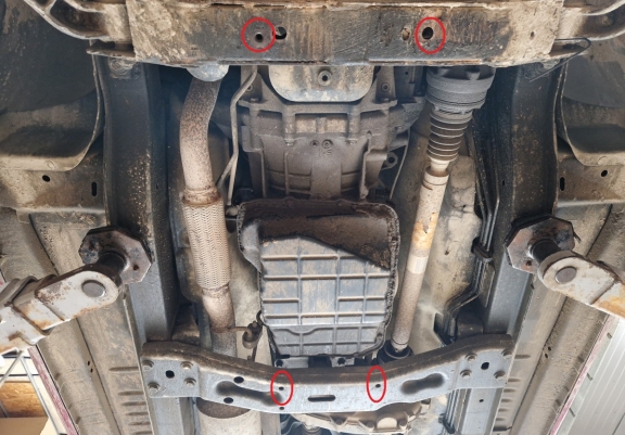 Steel gearbox guard for Jeep Cherokee - KJ