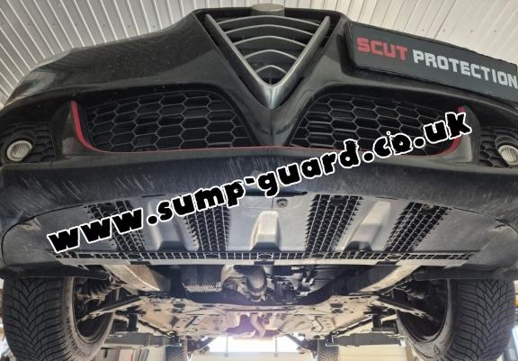 Steel sump guard for Alfa Romeo Giulietta