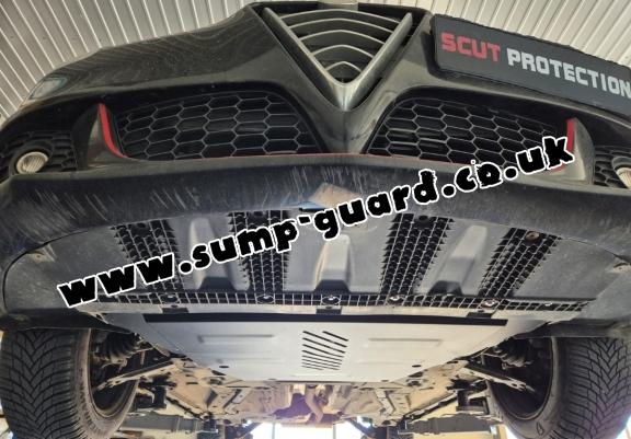 Steel sump guard for Alfa Romeo Giulietta