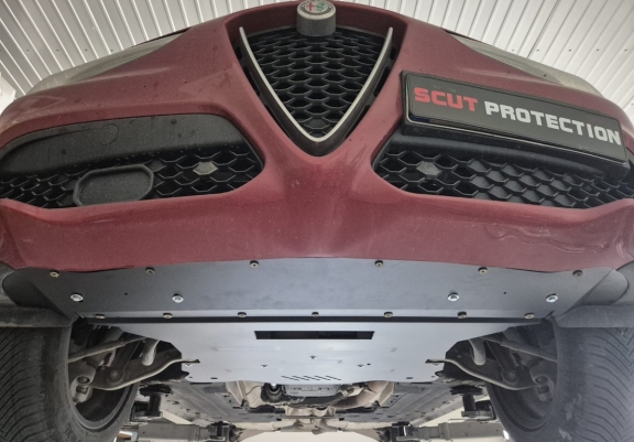 Steel sump guard for Alfa Romeo Stelvio