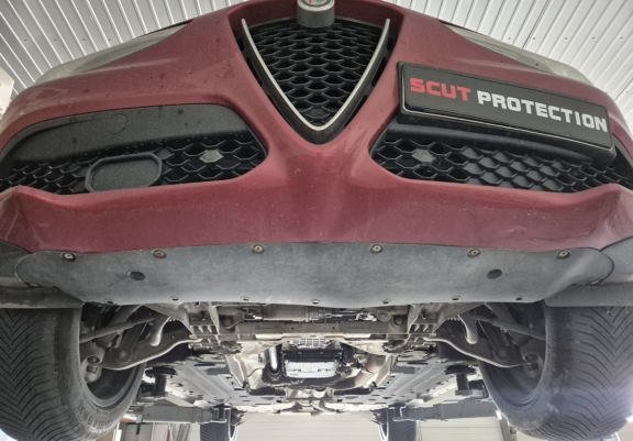 Steel sump guard for Alfa Romeo Stelvio