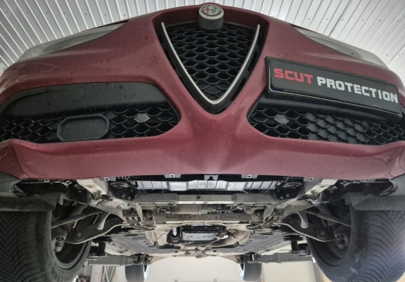 Aluminium sump guard for Alfa Romeo Stelvio