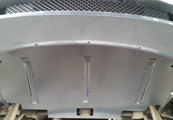 Steel sump guard for BMW Seria 5 E60/E61 standard front bumper