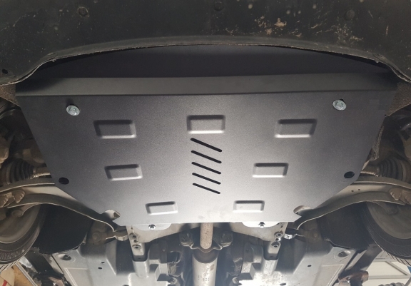 Steel sump guard for the protection of the engine and the gearbox for Mini Cooper R56
