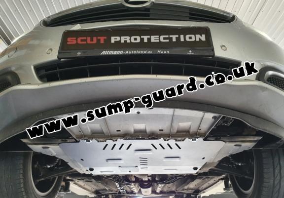 Steel sump guard for Vauxhall Astra J