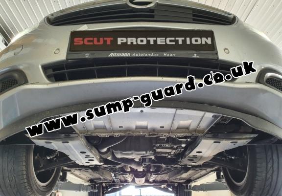 Steel sump guard for Vauxhall Astra J