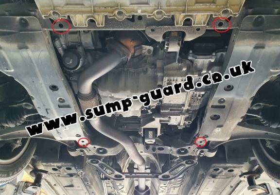 Steel sump guard for Vauxhall Astra J