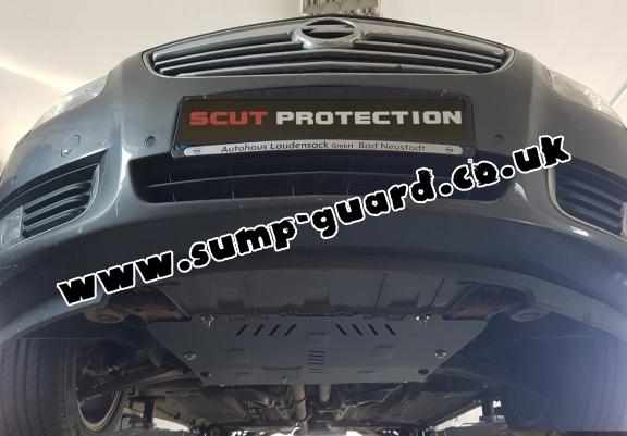 Steel sump guard for Vauxhall Astra J