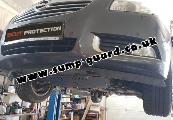 Steel sump guard for Vauxhall Astra J