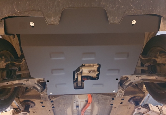 Steel sump guard for Dacia Spring