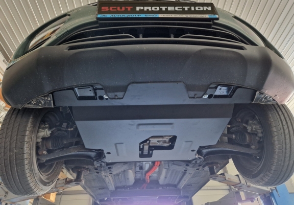 Steel sump guard for Dacia Spring