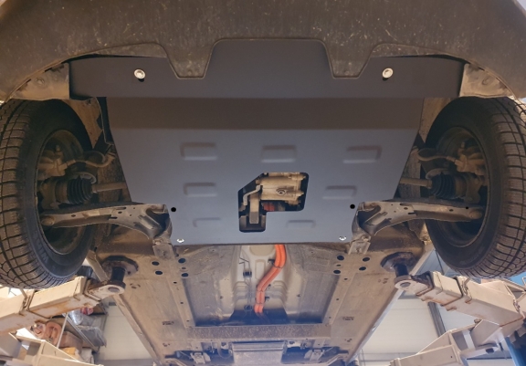 Steel sump guard for Dacia Spring