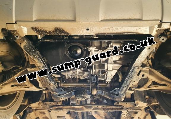Aluminum sump guard for Dacia Duster
