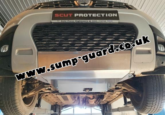 Aluminum sump guard for Dacia Duster