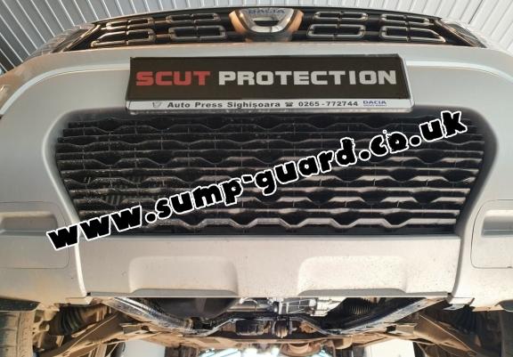 Aluminum sump guard for Dacia Duster