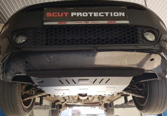 Steel sump guard for Alfa Romeo Mito