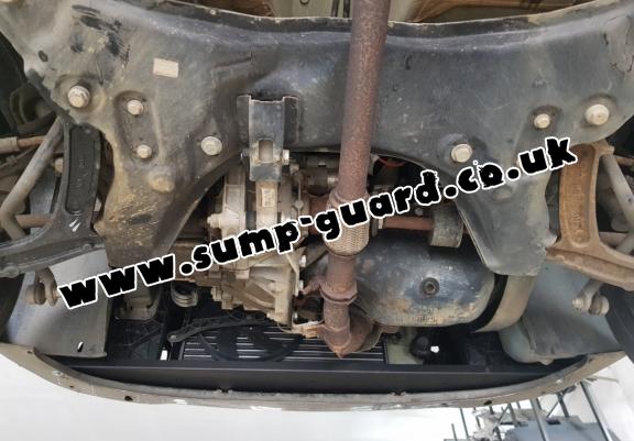 Steel sump guard for Fiat Panda
