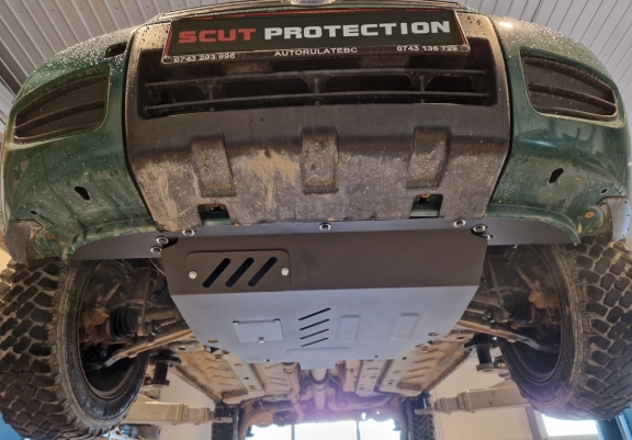 Steel sump guard for Fiat Panda 4x4