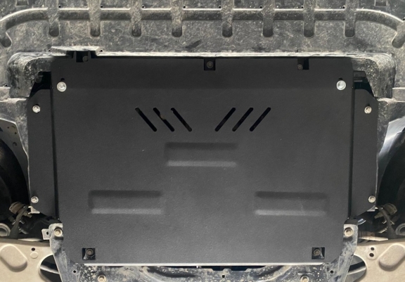 Steel sump guard for Fiat 600